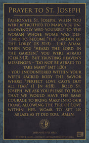 St. Joseph 4x6" Frameable Prayer Card Packs